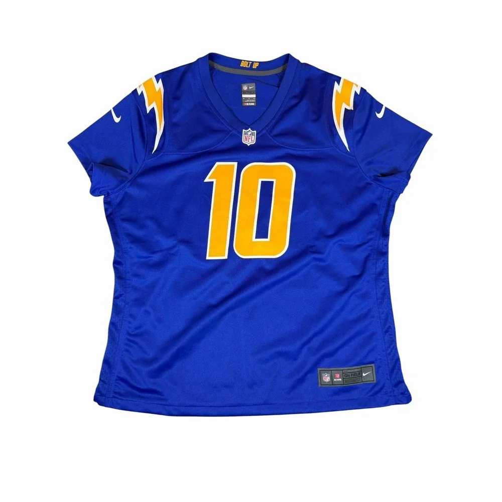 Nike Justin Herbert #10 Los Angeles Chargers NFL On Field Jersey Men XXL Blue